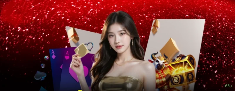 Imagem promocional da 68u mostrando a plataforma e suas vantagens