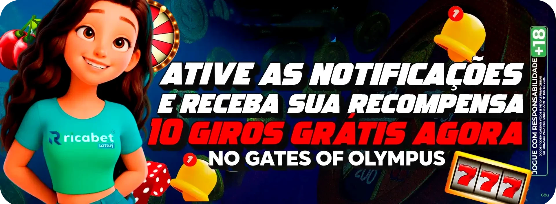 Canal oficial da 68u no Telegram